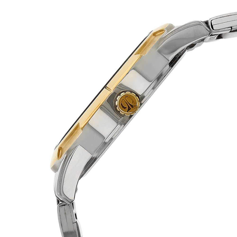 Titan Regal Crest Black Dial Analog with Day and Date Stainless Steel Strap Watch for Men-NK1690BM02