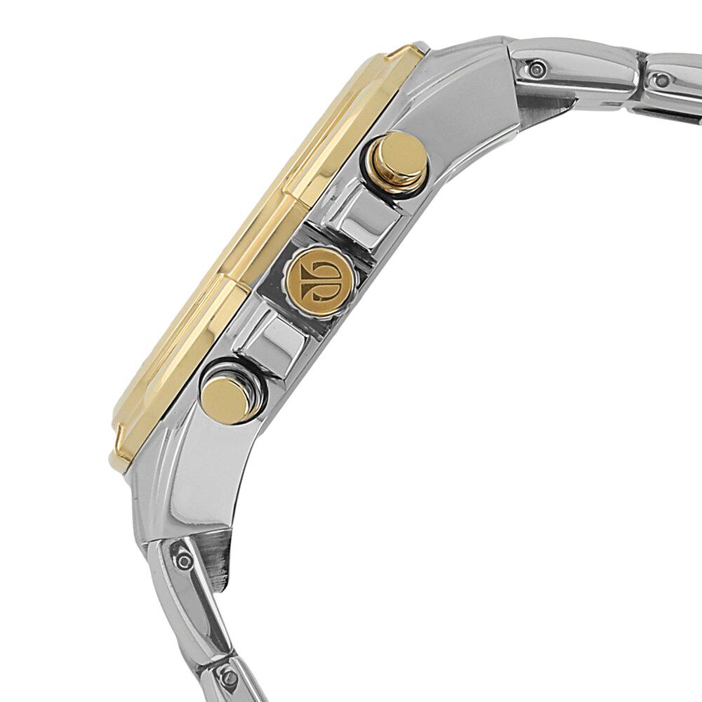 Titan Regal Crest Silver Dial Chronograph Stainless Steel Strap Watch for Men-NK1695BM01