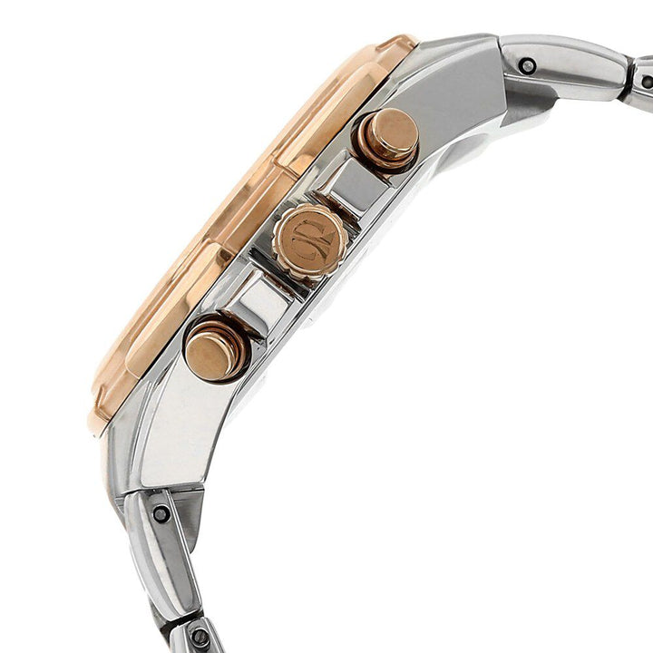 Titan Quartz Chronograph Silver Dial Stainless Steel Strap Watch for Men-NK1695KM01