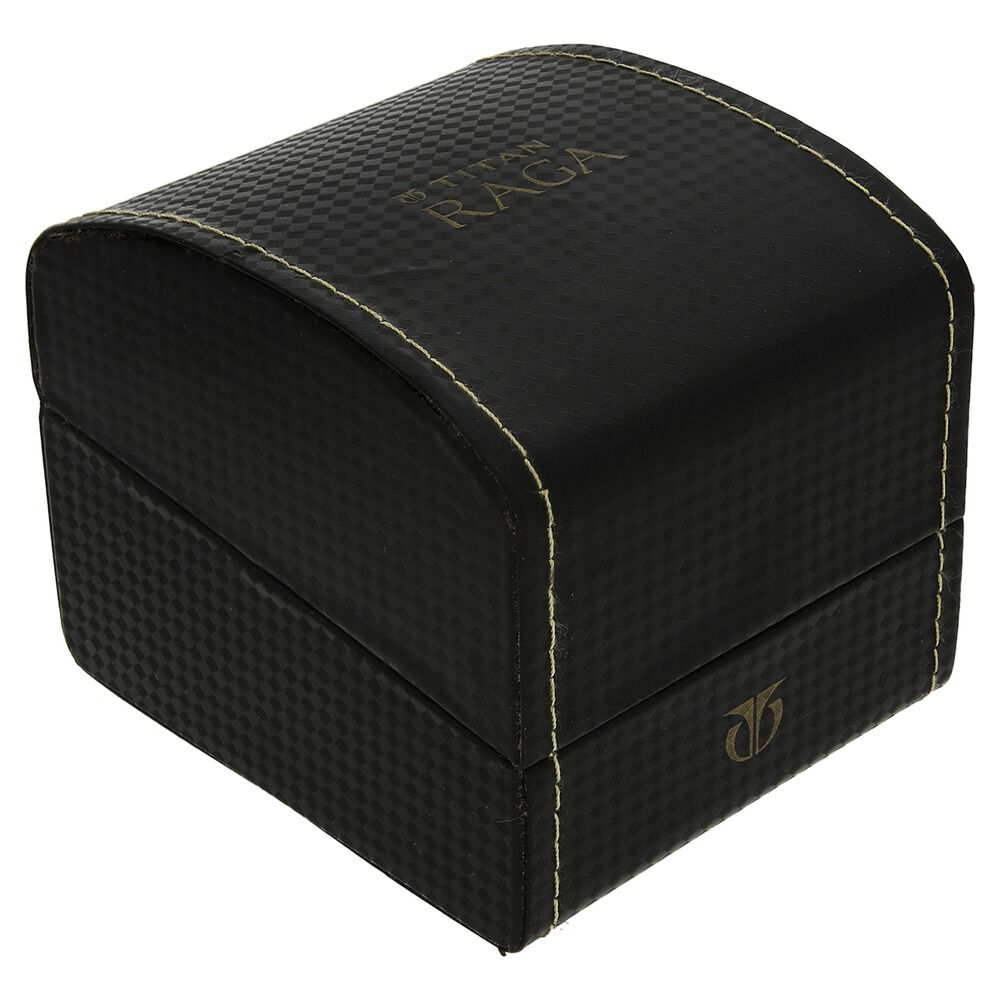 Titan Regal Crest Black Dial Chronograph Stainless Steel Strap watch for Men-NJ1695KM02