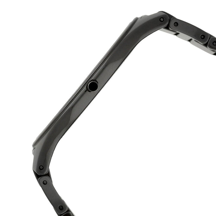 Titan Quartz Analog Silver Dial Ceramic Strap Watch for Men-1696QC01