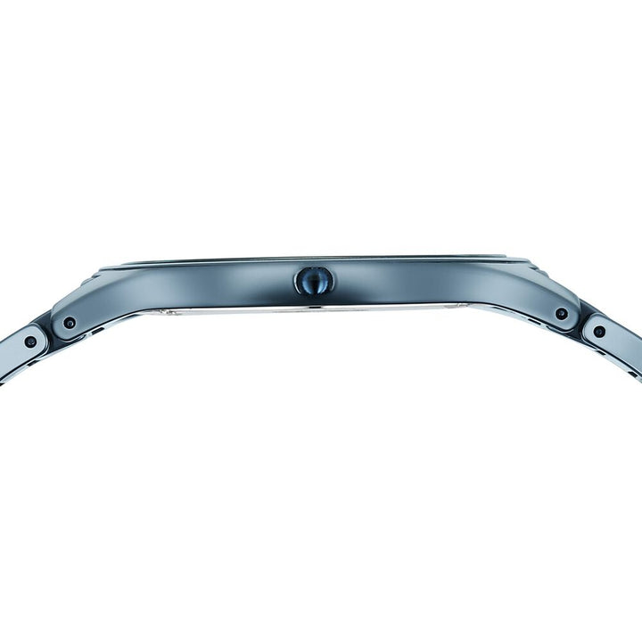 Titan Edge Ceramic Quartz in Glossy Electric Blue Dial Watch for Men - The Watch Factory ®