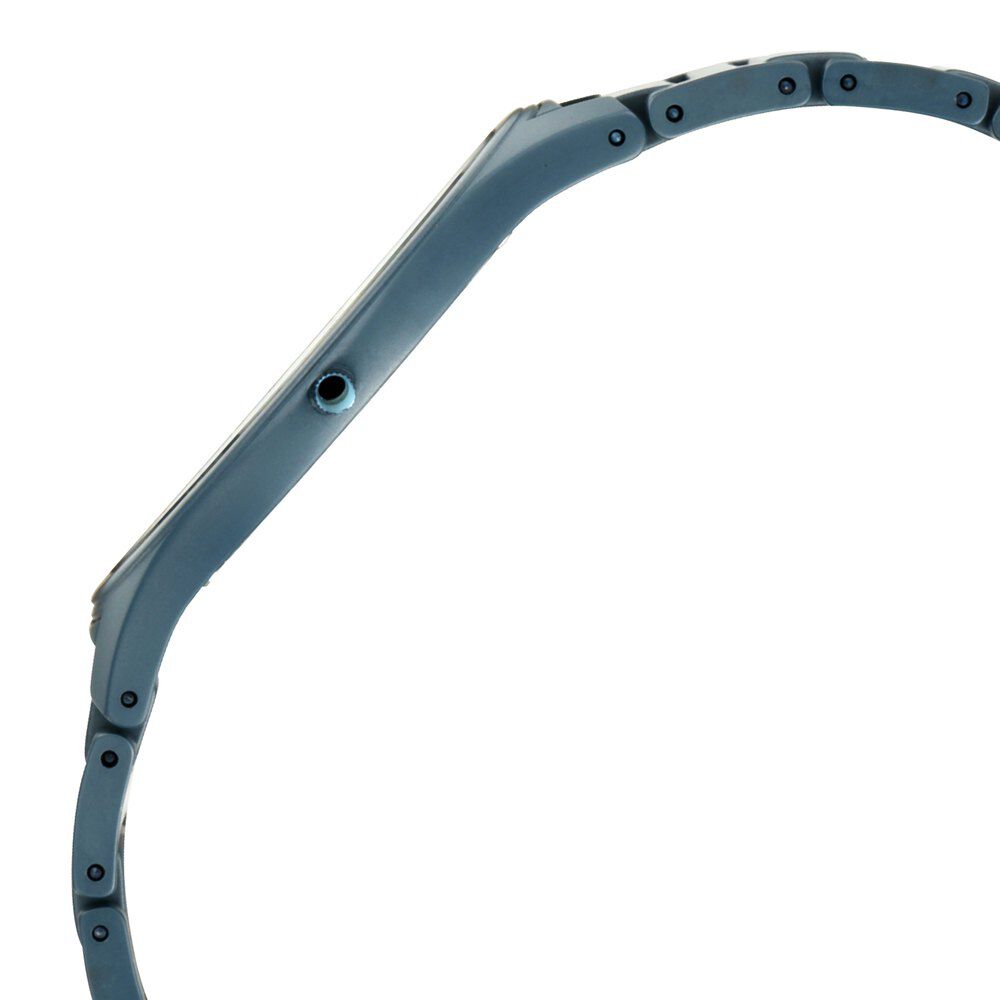 Titan Quartz Analog Blue Dial Ceramic Strap Watch for Men-NN1696QC05