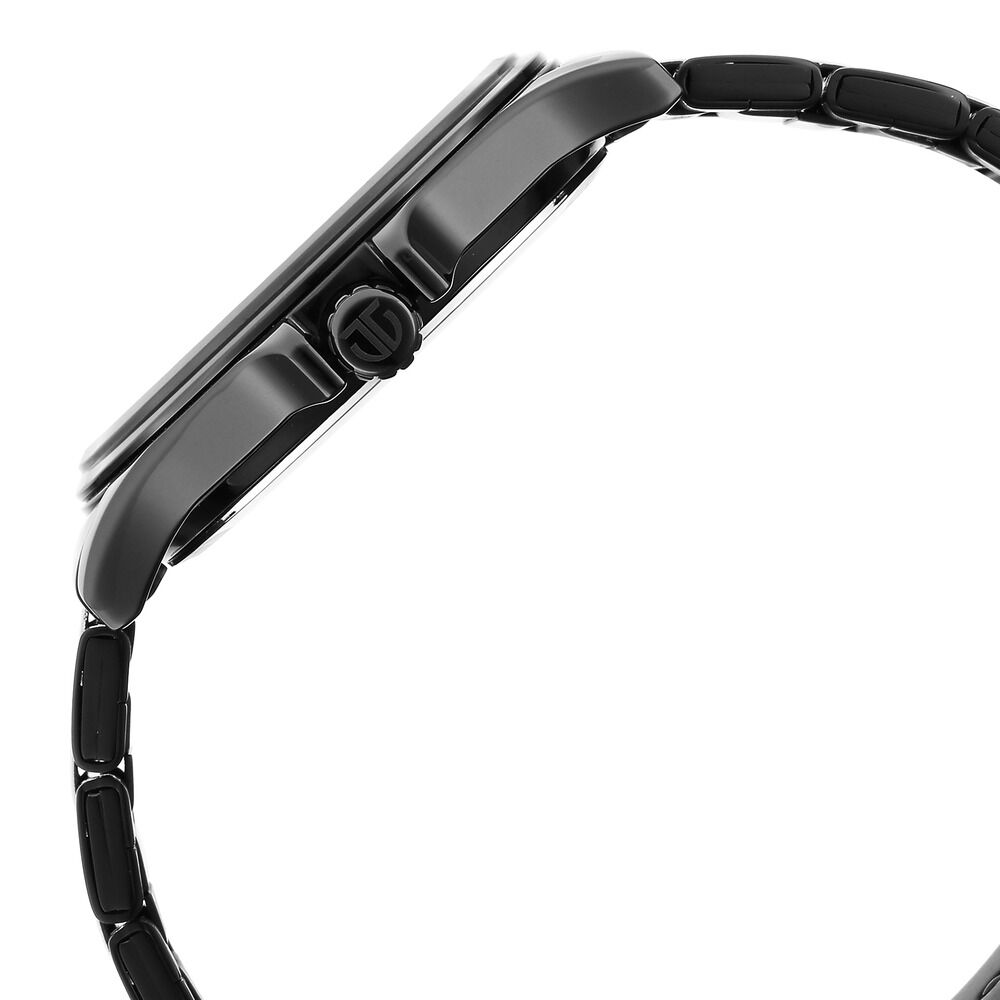 Titan Black and Gold Black Dial Quartz Multifunction Stainless Steel Strap watch for Men - The Watch Factory ®