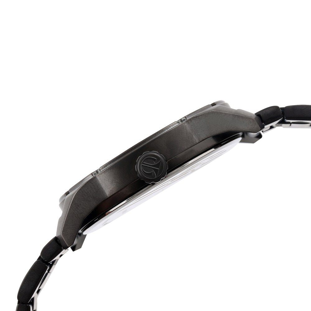 Titan Quartz Analog with Date Black Dial Stainless Steel Strap Watch for Men-NK1699QM01