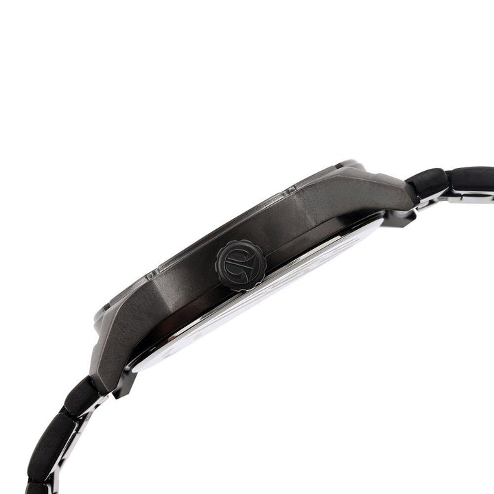 Titan Quartz Analog with Date Black Dial Stainless Steel Strap Watch for Men-NK1699QM01