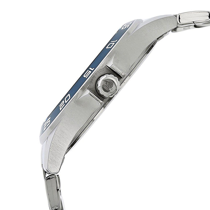 Titan Quartz Analog with Day and Date Silver Dial Metal Strap Watch for Men-NL1702KM01