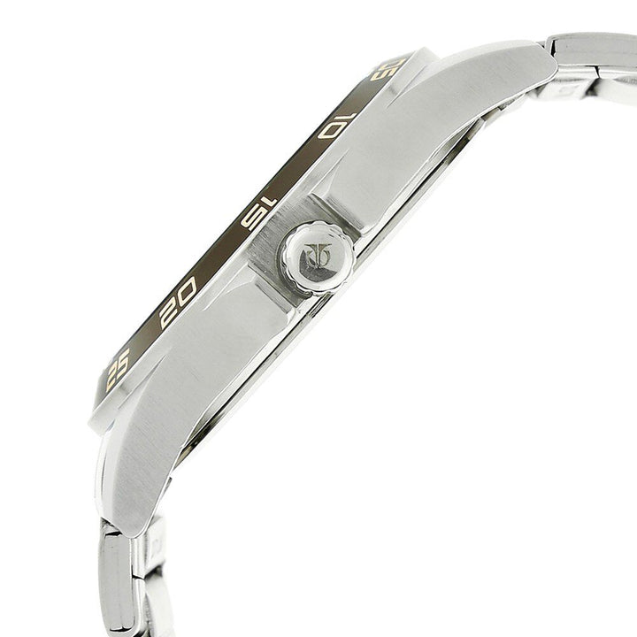 Titan Analog with Day and Date Brown Dial Stainless Steel Strap watch for Men-NL1702KM03