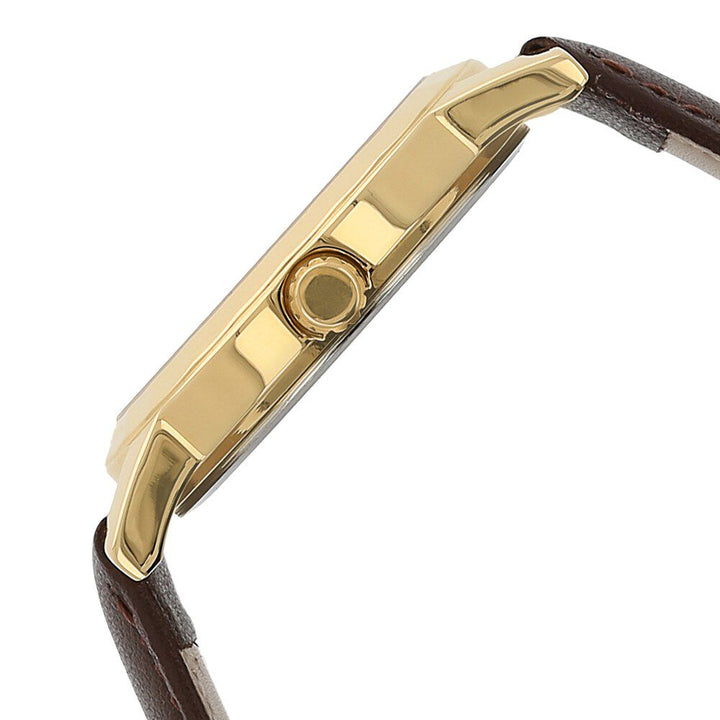 Titan Quartz Analog with Date Silver Dial Leather Strap Watch for Men-NJ1703YL01