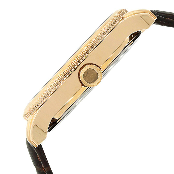 Titan Globe Trotter Blue Dial Dual Time Leather Strap watch for Men-NK1704WL01