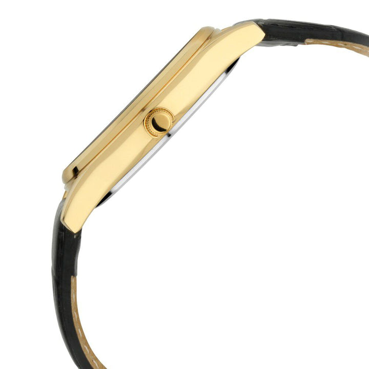 Titan Lagan Black Dial Analog Leather Strap Watch for Men NS1713YL01