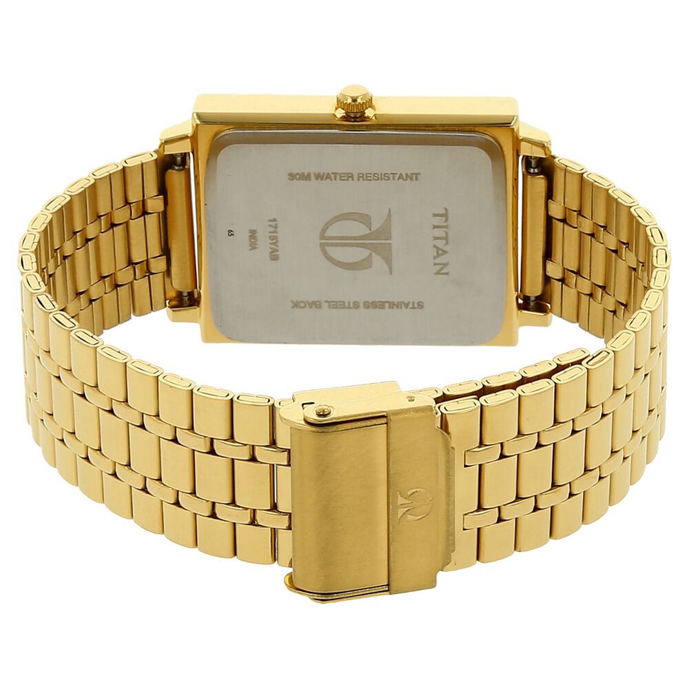 Titan Analog with Date Silver Dial Quartz Stainless Steel StrapMens NS1715YM01