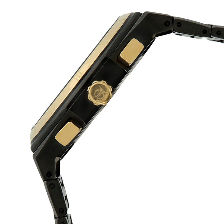 Titan Regalia Rome Black Dial Chronograph Stainless Steel Strap watch for Men-NK1716KM02