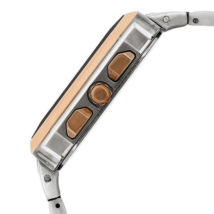 Titan Quartz Multifunction Silver Dial Stainless Steel Strap Watch for Men-1719KM01