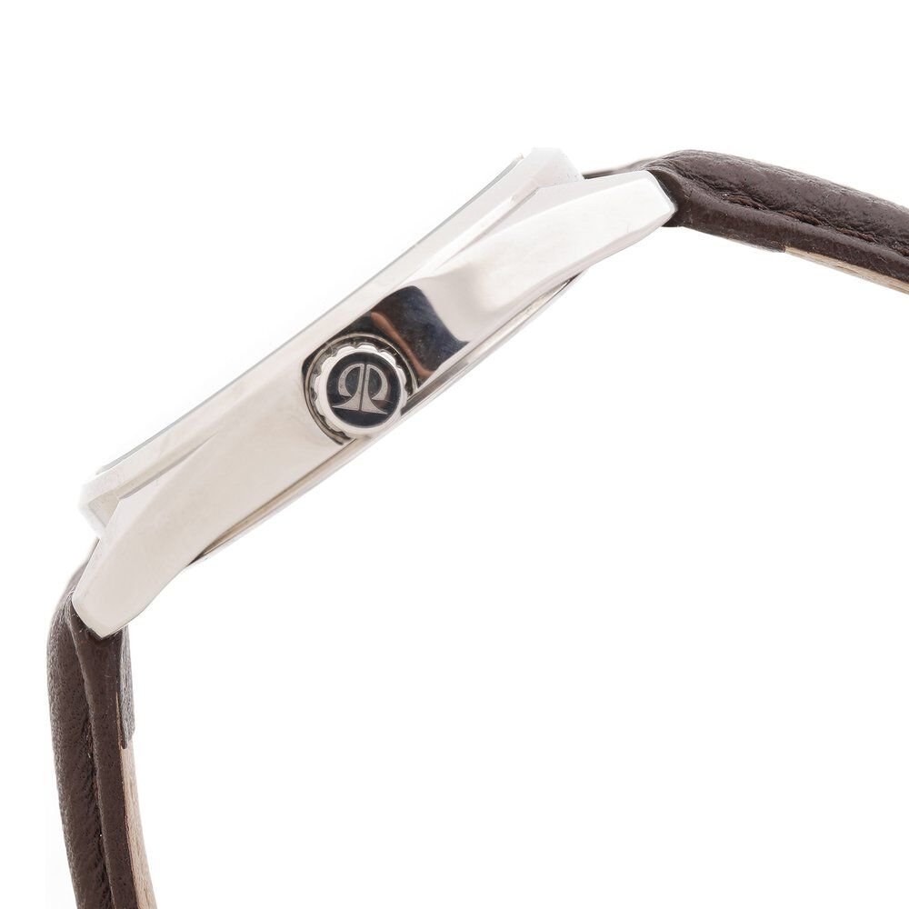 Titan Men's Timeless Charm: Men's Analog Watch with Black Dial and Brown Leather Strap - The Watch Factory ®