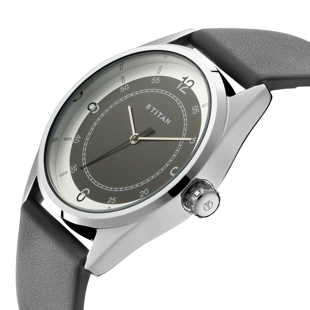 Titan Quartz Analog Multicoloured Dial Leather Strap Watch for Men - The Watch Factory ®