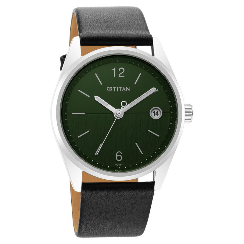Titan Neo Green Dial Analog With Date Watch For Men