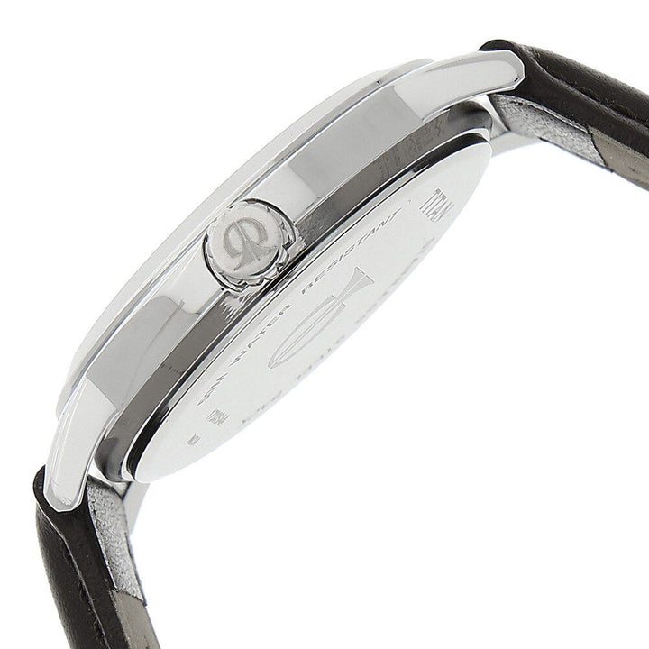 Titan Quartz Analog Brown Dial Leather Strap Watch for Men-NS1730SL03