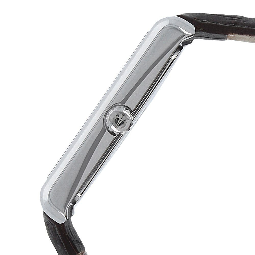 Titan Men's Urban Chic: Modernist Black Dial & Leather Strap Watch - The Watch Factory ®