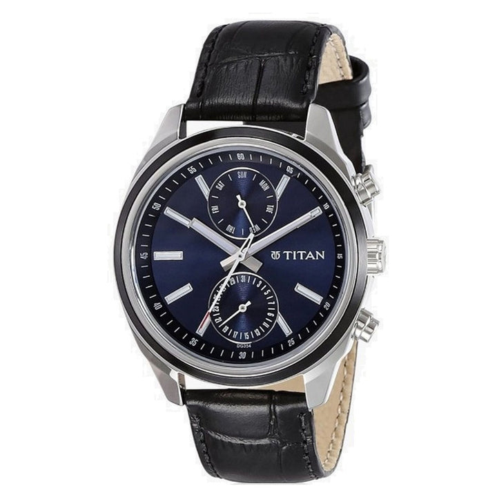 Titan Workwear 1733KL01 Blue Dial Men&