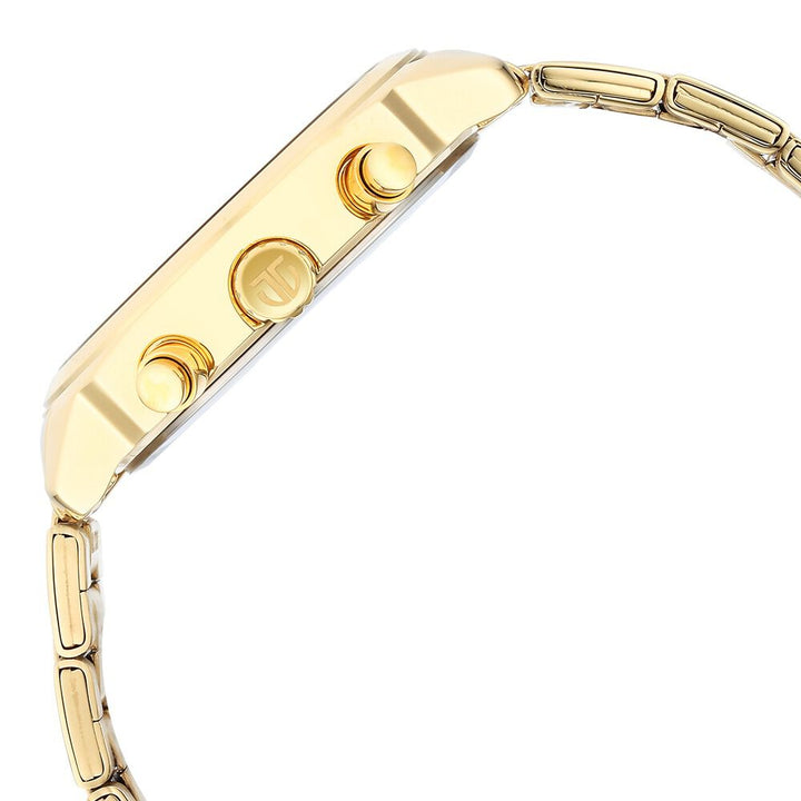 Titan Black and Gold Silver Dial Quartz Multifunction Stainless Steel Strap watch for Men - The Watch Factory ®