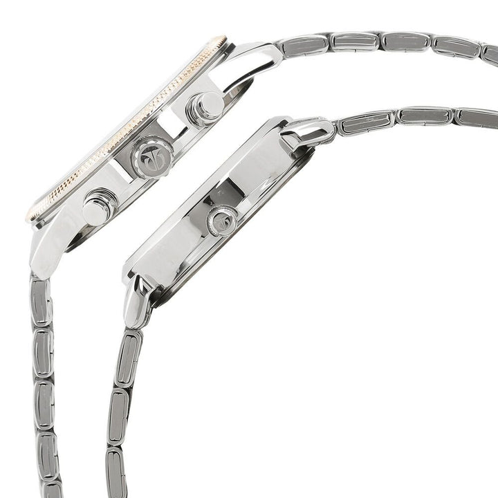 Titan Bandhan Blue Dial Quartz Multifunction Stainless Steel Strap watch for Couple - The Watch Factory ®