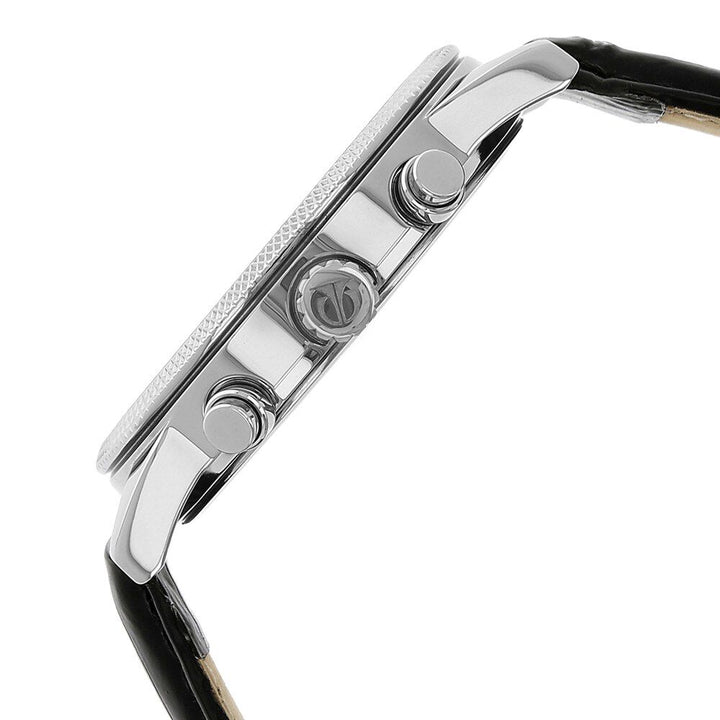 Titan Workwear Black Dial Quartz Multifunction Leather Strap watch for Men-NL1734SL02