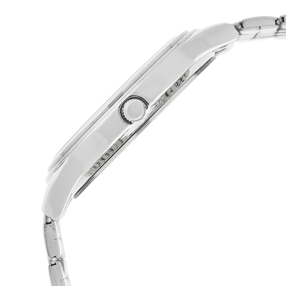 Titan Quartz Analog Black Dial Stainless Steel Strap Watch for Men-NK1735SM02