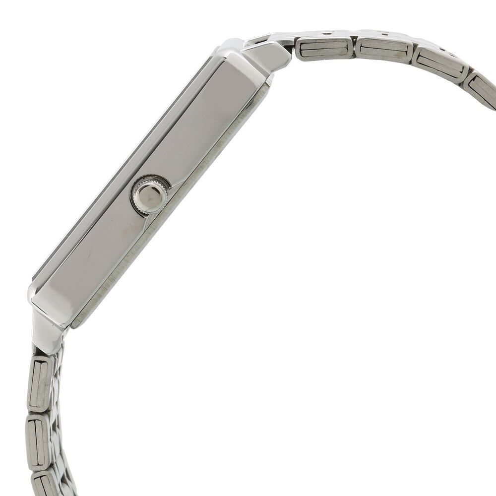 Titan Quartz Analog with Date Black Dial Stainless Steel Strap Watch for Men-NK1738SM02