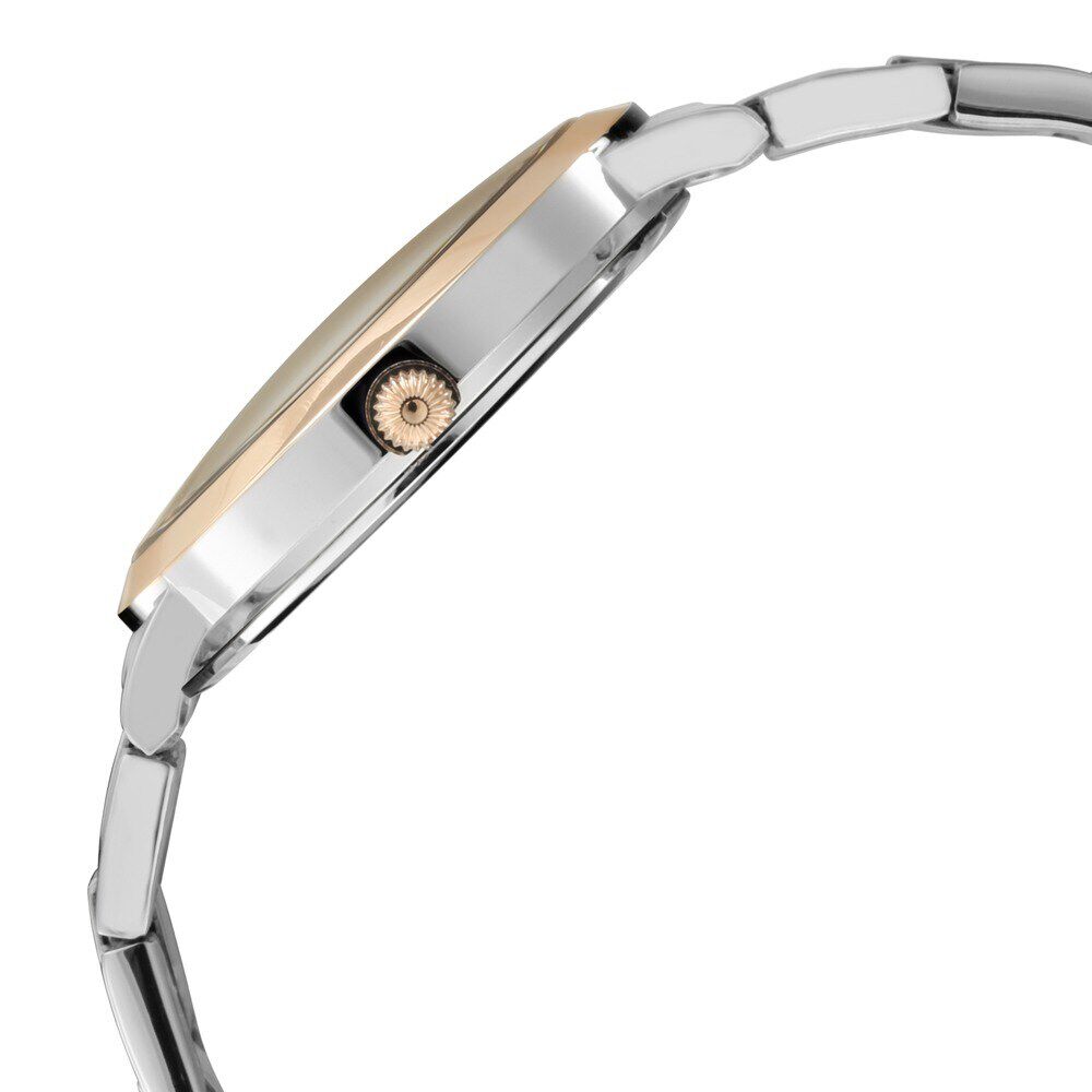 Titan Namma Tamil Nadu White Dial Analog with Date Stainless Steel Strap Watch for Men-1740KM01