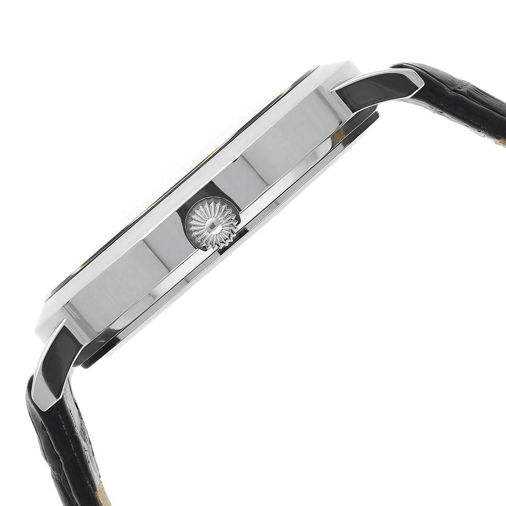 Titan Forever Kolkata Mother of Pearl Dial Analog Leather Strap watch for Men-1740SL02