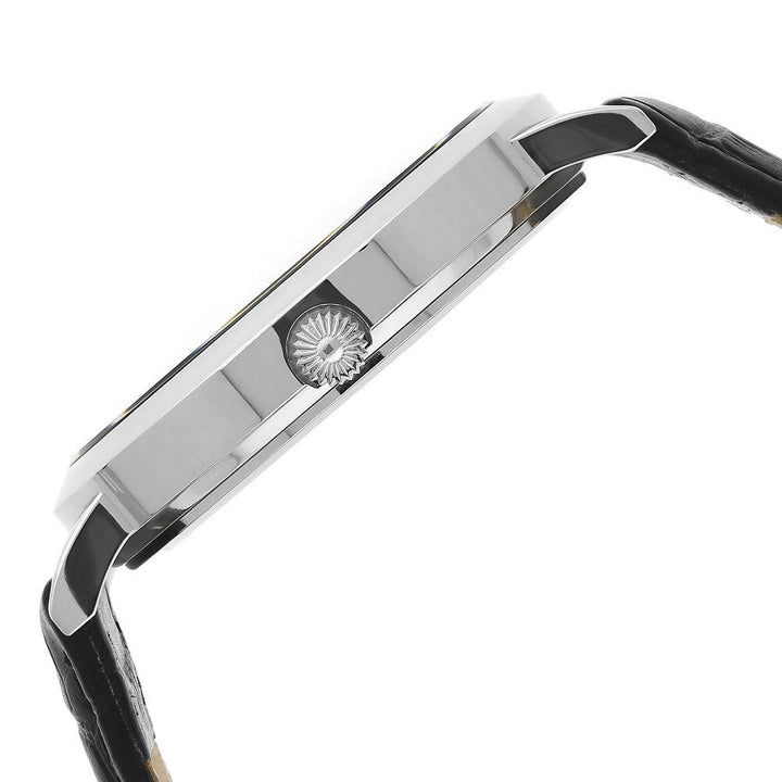 Titan Forever Kolkata Mother of Pearl Dial Analog Leather Strap watch for Men-1740SL02