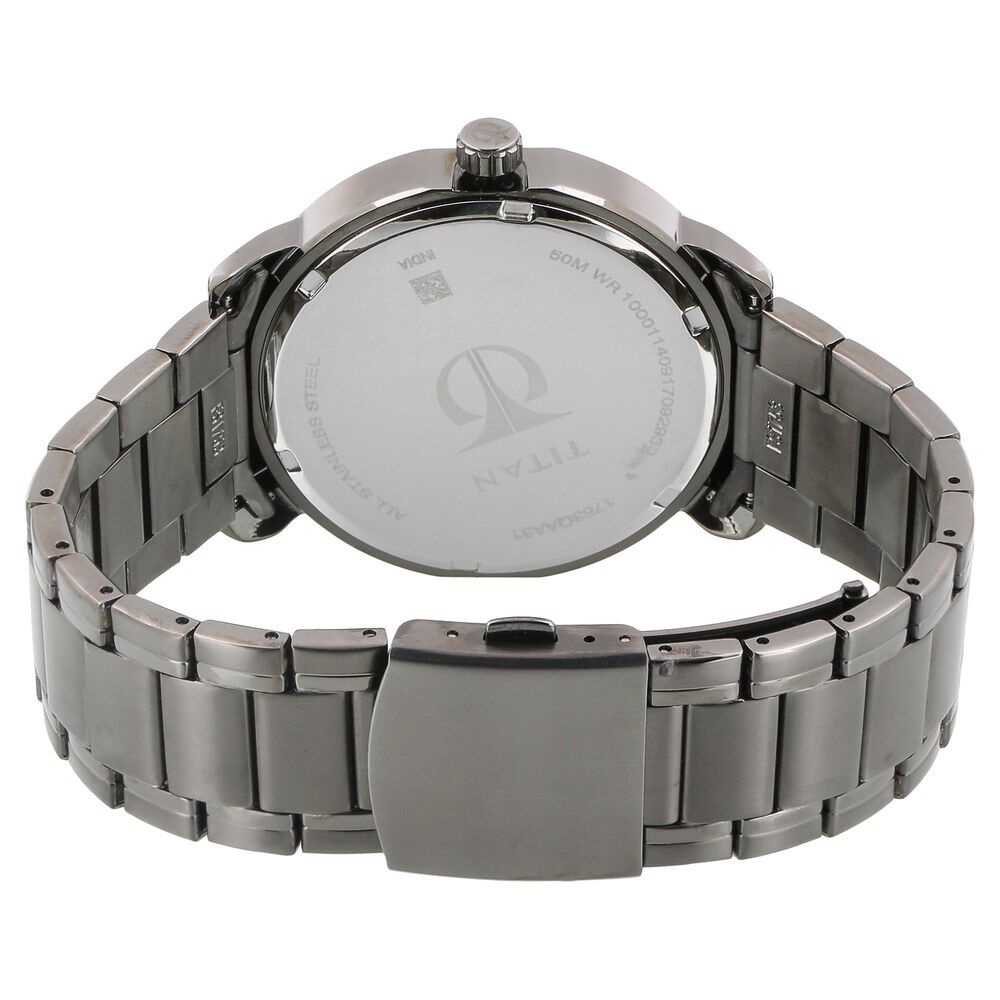 Titan Quartz Multifunction Brown Dial Stainless Steel Strap watch for Men - The Watch Factory ®