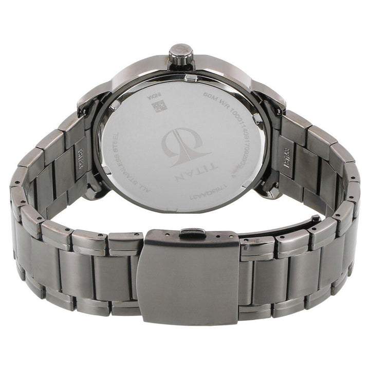 Titan Quartz Multifunction Brown Dial Stainless Steel Strap watch for Men - The Watch Factory ®