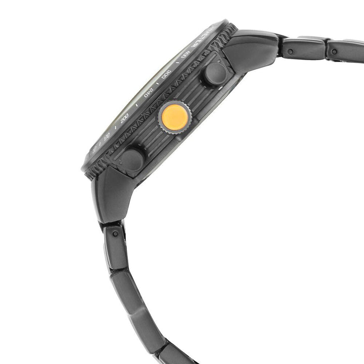 Titan Octane Black Dial Chrono Metal Strap watch for Men NS1762KM02