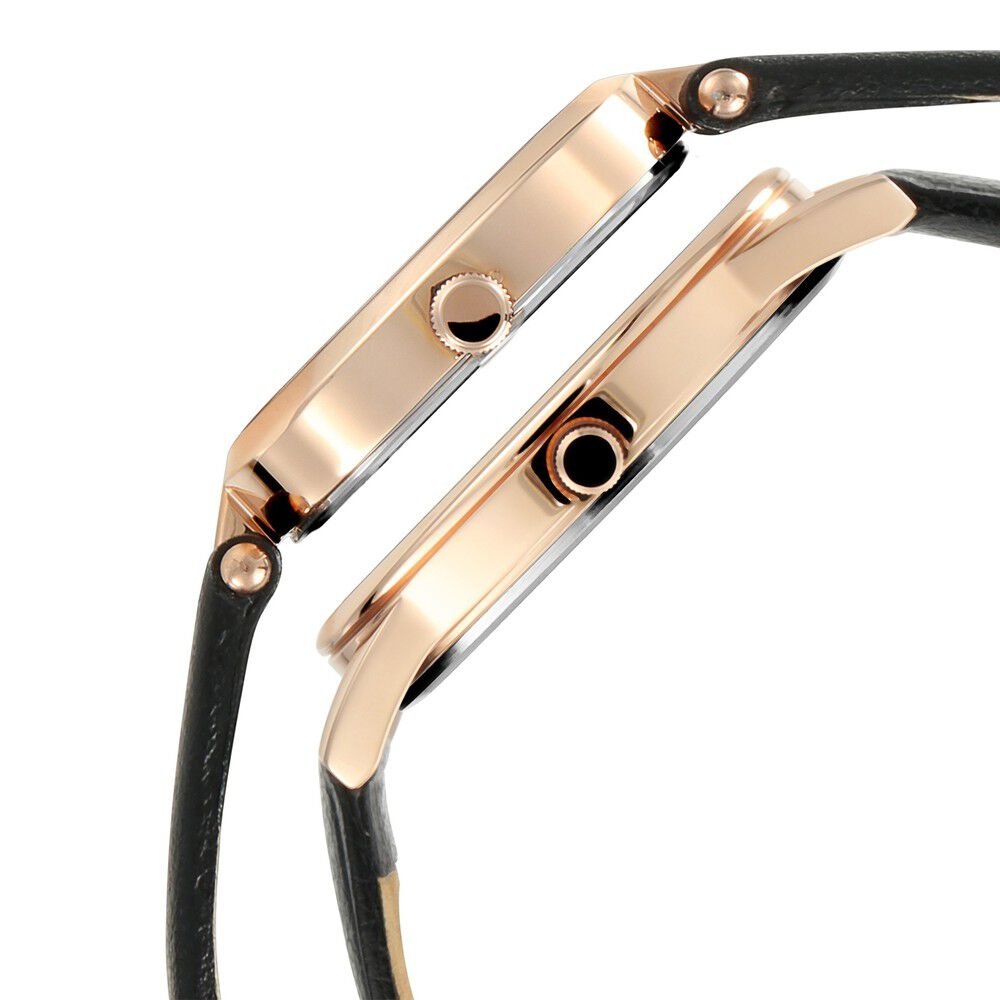 Titan Bandhan Silver Dial Analog Leather Strap watch for Couple - The Watch Factory ®