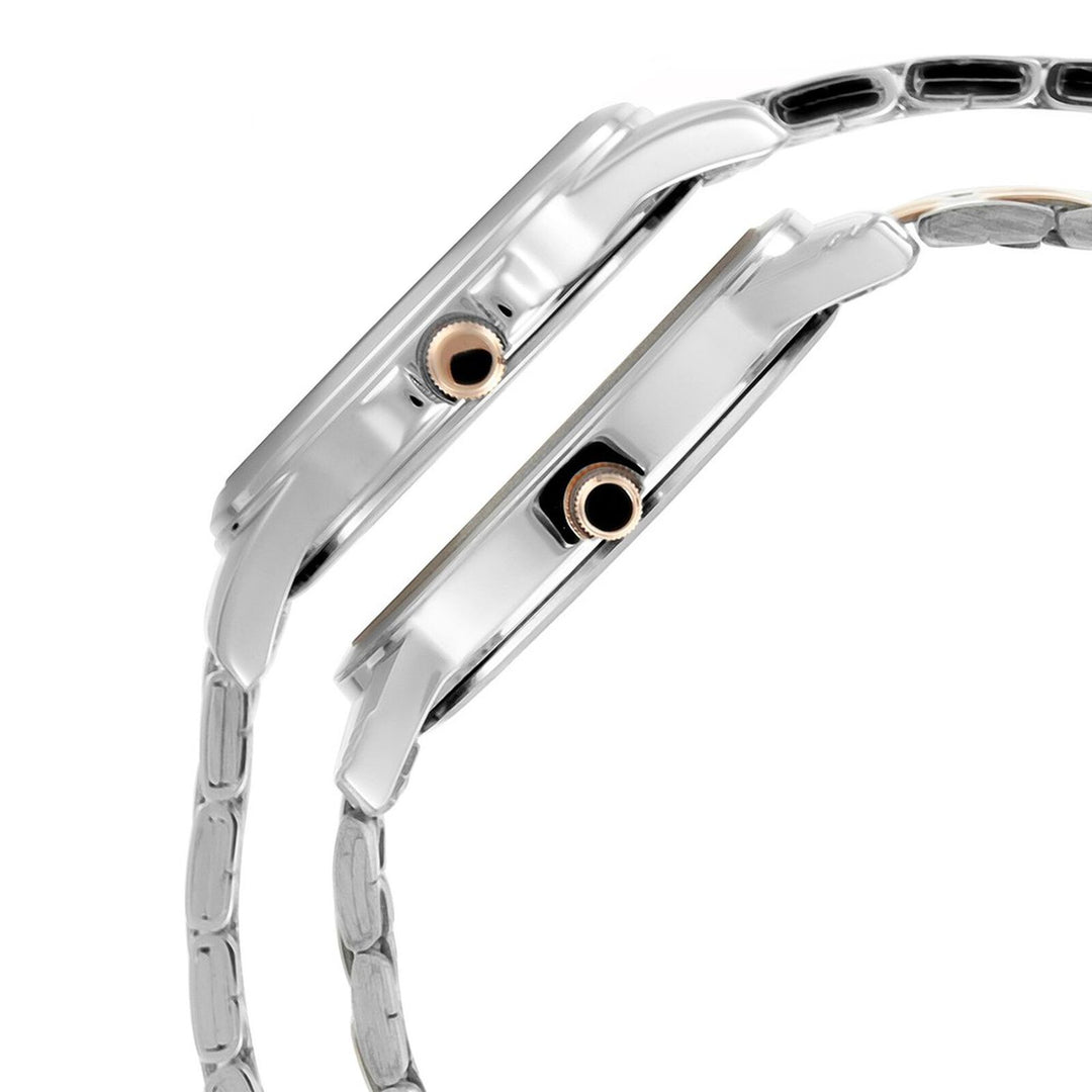 Titan Bandhan 17742565KM01 Silver Dial Couple Watch