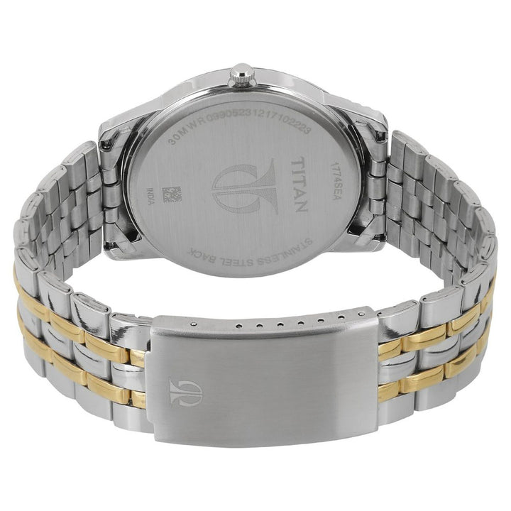 Titan 1774BM01 Silver Dial Men&