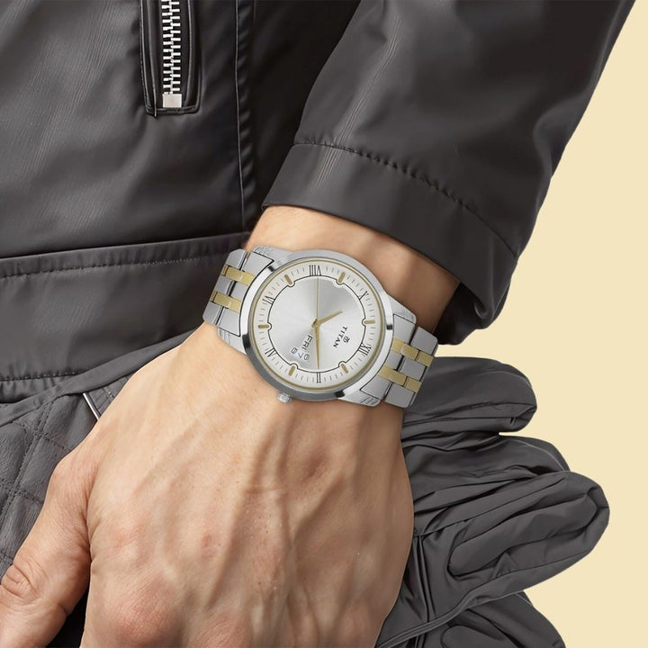 Titan 1774BM01 Silver Dial Men&