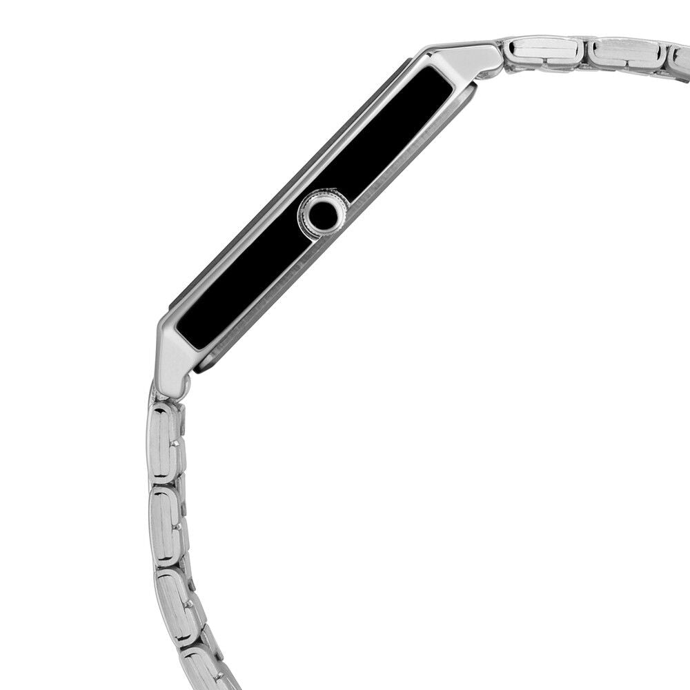 Titan Quartz Analog with Date Silver Dial Stainless Steel Strap Watch for Men-NN1777BM02