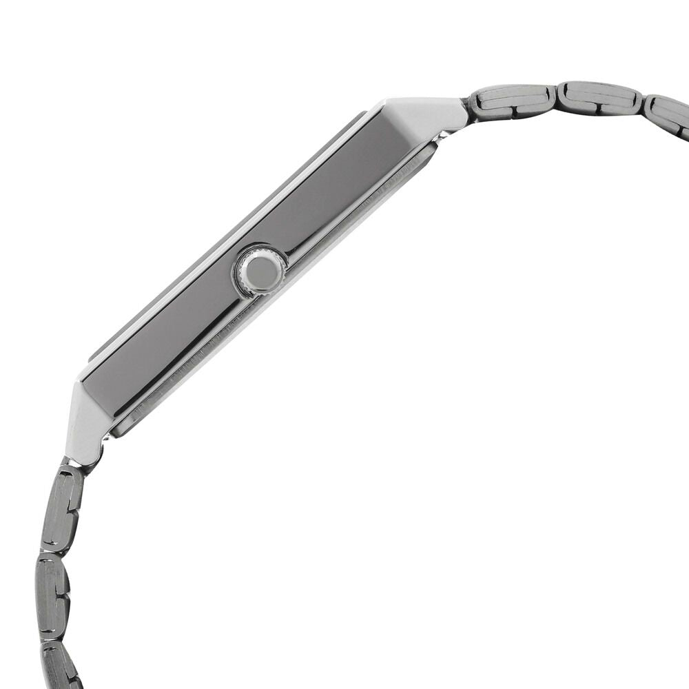 Titan Quartz Analog with Date Silver Dial Stainless Steel Strap Watch for Men-1777SM01