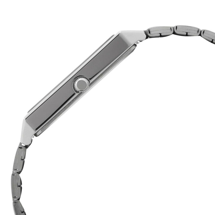 Titan Quartz Analog with Date Silver Dial Stainless Steel Strap Watch for Men-1777SM01