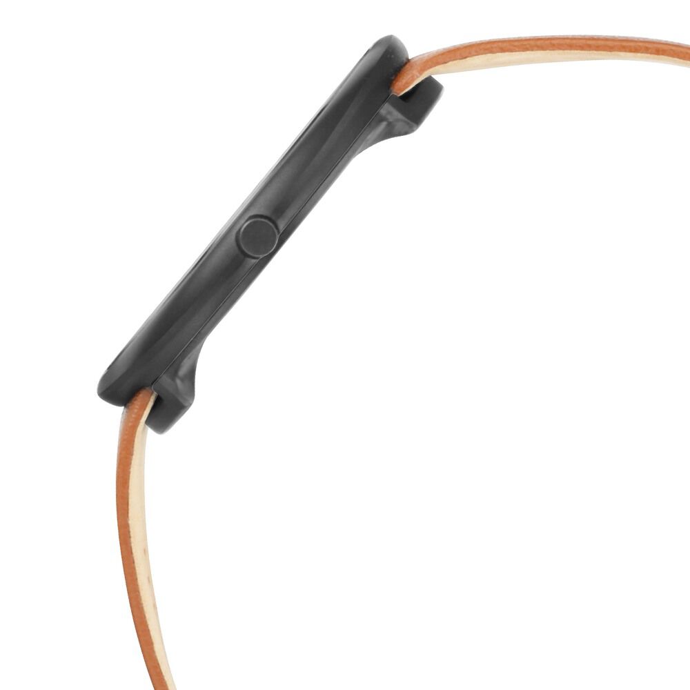 Titan Edge Zen Black Dial Analog Leather Strap Watch for Men NS1780NL01