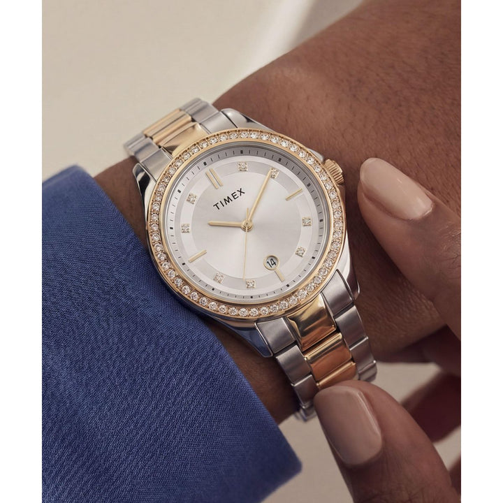 Timex TW6A04700UJ Silver Dial Women&
