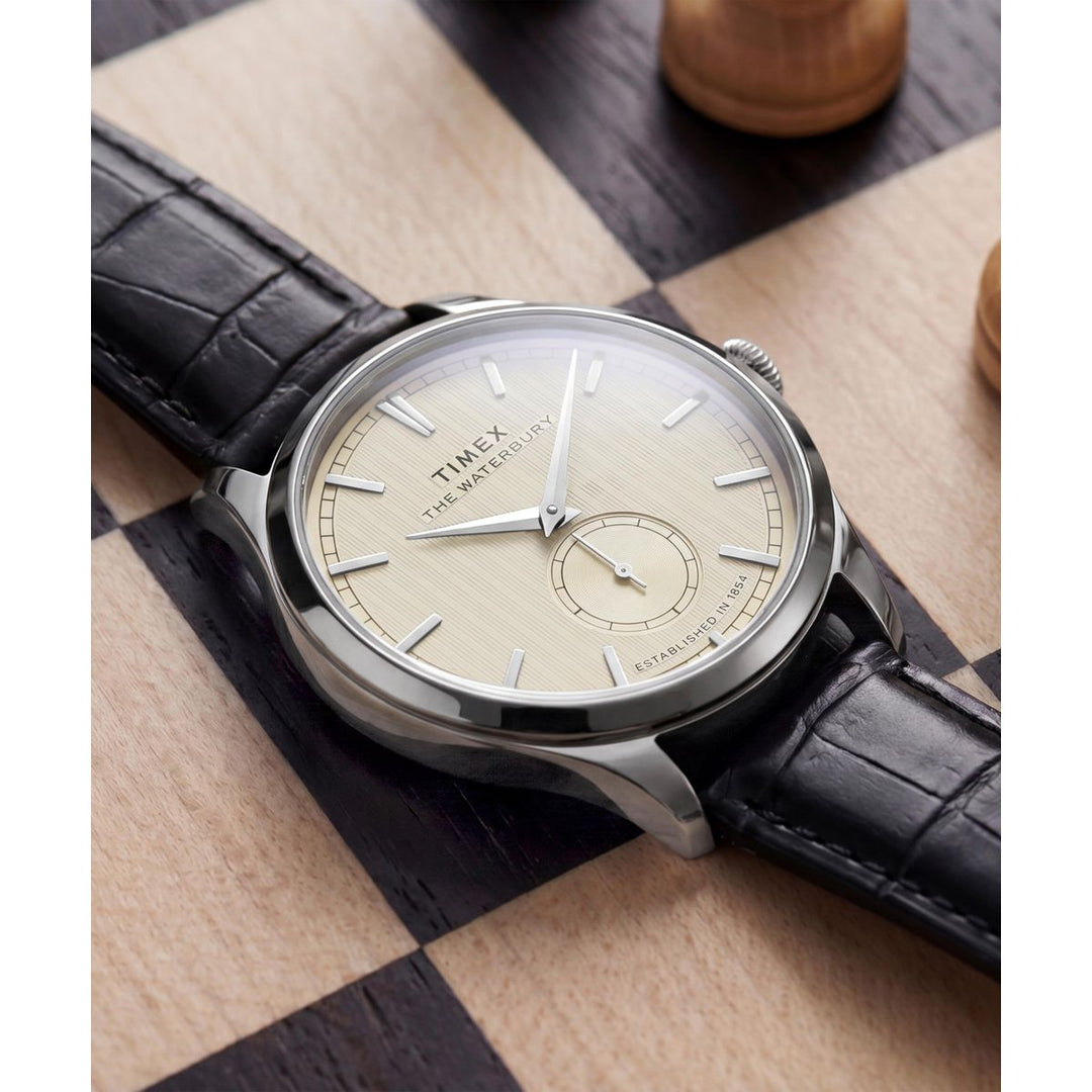Timex TW2Y92000UJ White Dial Men&