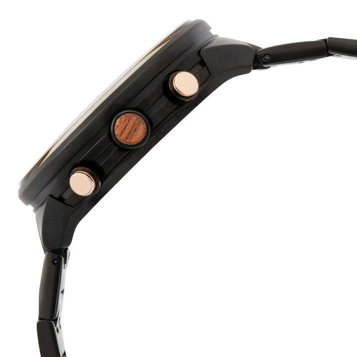 Titan Grandmaster Black Dial Chronograph Metal Strap watch for Men-NN1786KM02