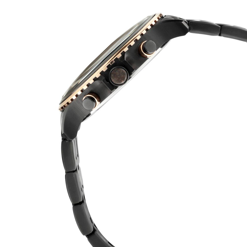 Titan Grandmaster Black Dial Quartz Multifunction Metal Strap watch for Men NS1787KM02