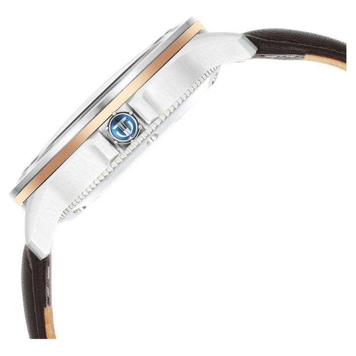 Titan Automatic Anthracite Dial Leather Strap Watch for Men NS1793KL02