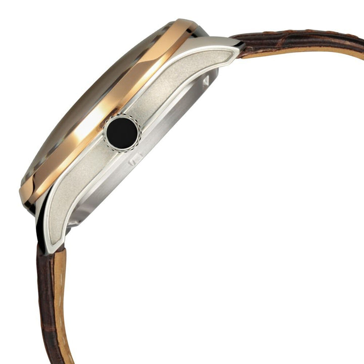 Titan Automatic Blue Dial Leather Strap Watch for Men NS1796KL03F