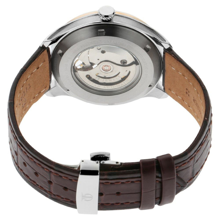 Titan Automatic Blue Dial Leather Strap Watch for Men NS1796KL03F